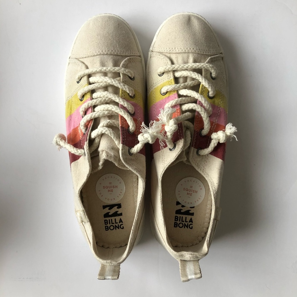 SOLD Billabong Marina Canvas Striped Shoes NWOT - Picture 9 of 9